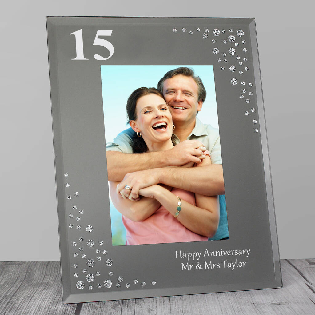 Personalised Diamante Age Birthday Photo Frame, 1 of 7