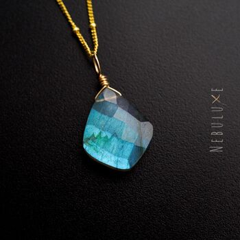 Labradorite Crystal Necklace, 6 of 9