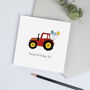 Tractor Birthday Card With Personalised Name And Age, thumbnail 2 of 5