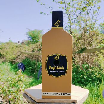 Personalised Whisky Bottle Bird Box, 3 of 3