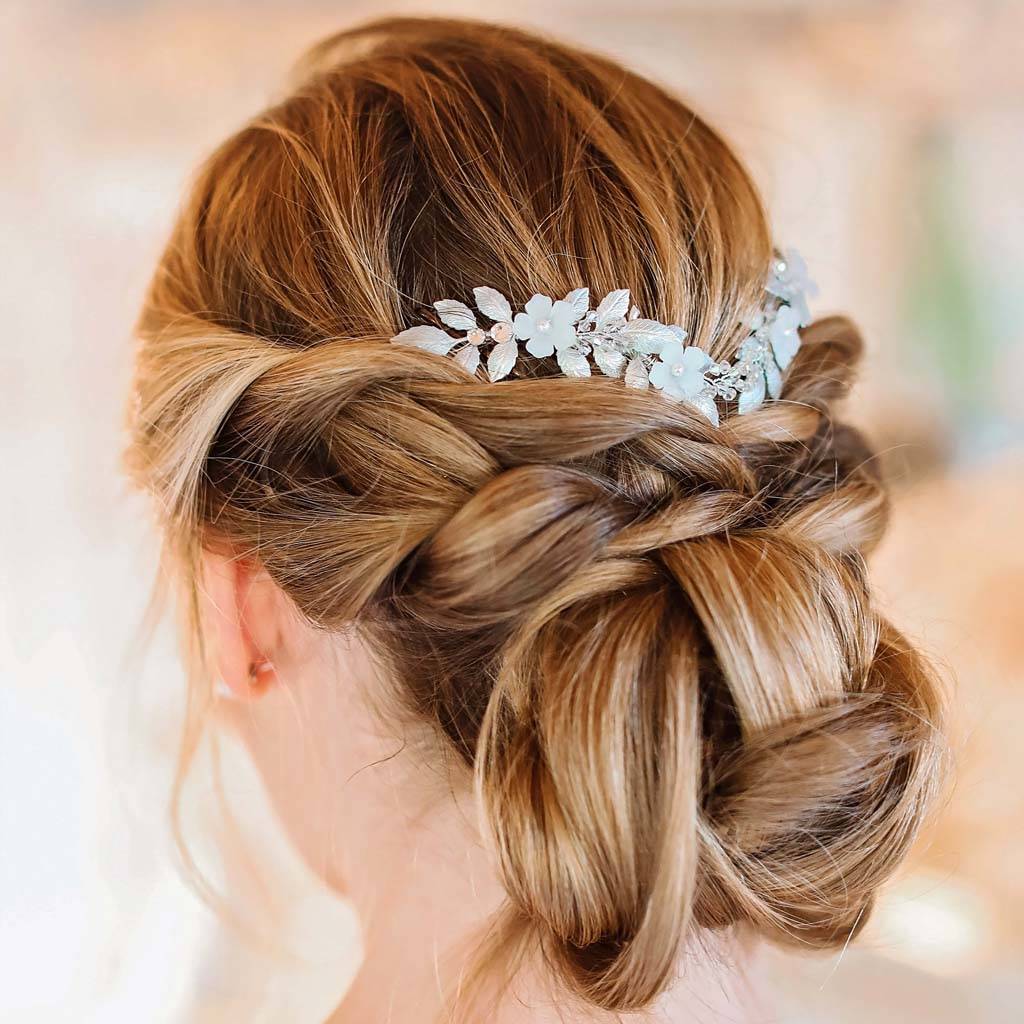 Silver Bridal Hair Vine By Donna Crain