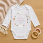 Personalised Baby's First Christmas Babygrow / Bodysuit Nutcracker, thumbnail 2 of 5