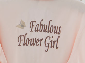 Girl's Personalised Bridesmaid Flower Girl Gown, 3 of 8