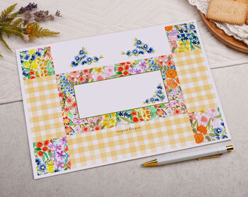 A4 Origami Writing Paper That Folds Into An Envelope With Bold Floral Design, 3 of 5