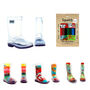 Squelch Transparent Wellies And Three Sock Set Safari, thumbnail 2 of 8