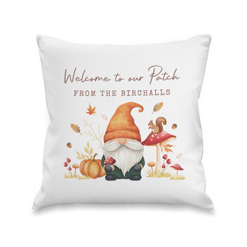 Personalised Autumn Gonk Cushion, 4 of 4
