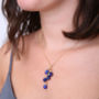 Lapis Lazuli Lariat Necklace, thumbnail 1 of 3
