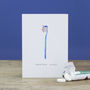Toothpaste Kisses Valentines Card, thumbnail 1 of 2