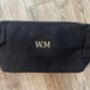 Personalised Initial Men's Waxed Cotton Canvas Wash Bag, thumbnail 8 of 9