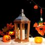 Decorative Lantern Candle Holder With Glass Panels, thumbnail 5 of 6