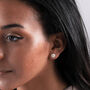 Sterling Silver Daisy Flower Earrings For Mother's Day, thumbnail 3 of 3
