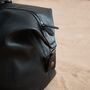 Personalised Black Embroidered Pu Weekend Bag, thumbnail 4 of 4