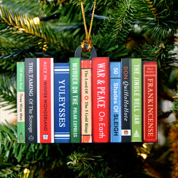 Funny Literary Christmas Tree Decoration, 4 of 5