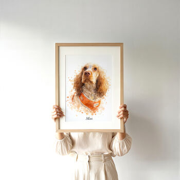 Personalised Dog, Horse And Pet Watercolour Portrait, 3 of 12