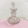 Vintage Rare Decorative Cut Glass Crystal Perfume Bottle ~ 31, thumbnail 1 of 9
