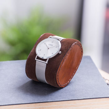 Leather Watch Pillow, 2 of 3