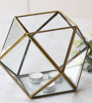 Recycled Metal Hexagonal Candle Holders, 6 of 6