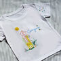 Personalised Children's Giraffe Themed T Shirt, thumbnail 2 of 5