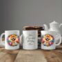 Personalised Chow Chow Floral Summer Dog Wreath Gift Keepsake Mug, thumbnail 2 of 2