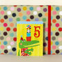 Mini Crocodile 5th Birthday Card, thumbnail 1 of 4