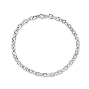 Callow Sterling Silver Trace Link Bracelet, 3 of 4