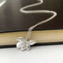 Sterling Silver Autumn Maple Leaf Necklace, thumbnail 2 of 9
