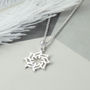 Sterling Silver Fire Star Necklace, thumbnail 1 of 5