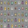 Beetle Jewels Multi Wallpaper, thumbnail 3 of 6