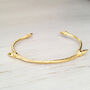 Sterling Silver Or Gold Vermeil Handmade Twig Bangle, thumbnail 3 of 6