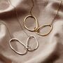 Fine Organic Personalised Interlinking Hoops Necklace, thumbnail 6 of 9