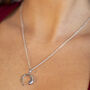 925 Sterling Silver Luna Pendant, thumbnail 2 of 6