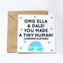 Personalised New Baby Boy Card, thumbnail 1 of 2