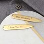 Personalised Gold Collar Stiffeners, thumbnail 3 of 4