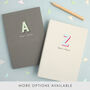 Personalised A5 Typographic Notebook Colour, thumbnail 1 of 8