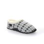 Millie Grey Heart Women's Slippers Indoor/Garden Shoes, thumbnail 5 of 9