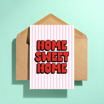 Home Sweet Home Greeting Card, 3 of 3