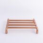 Solid Copper Trivet – Double Row Design, thumbnail 2 of 8