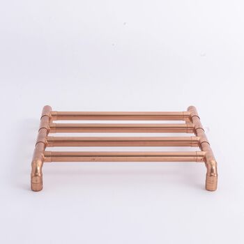 Solid Copper Trivet – Double Row Design, 2 of 8