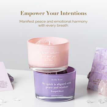 Crystal Infused Aromatherapy Candle Gift Set, 5 of 8