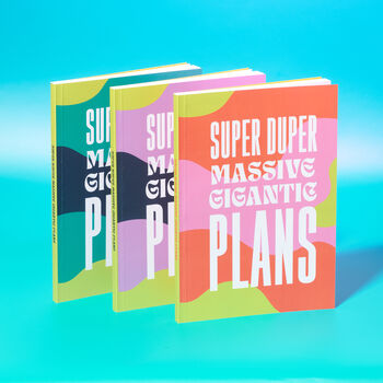 Red Super Duper Gigantic Plans Notebook, 2 of 3