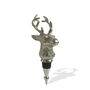 Stag Bottle Stopper Nickel Finish, thumbnail 3 of 4