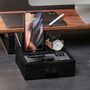 Wooden Docking Station Christmas Gift For Men Black, thumbnail 1 of 7