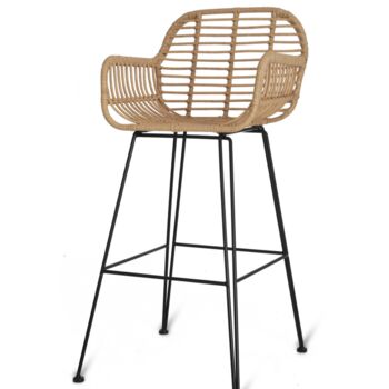 Hampstead Bar Stool With Arms, 3 of 3