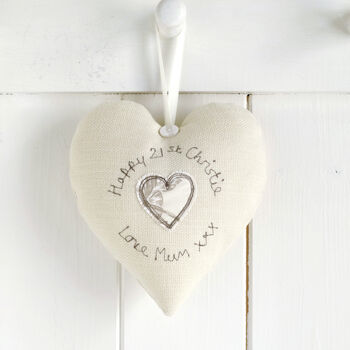 Personalised 16th Birthday Hanging Heart Gift For Girl, 7 of 12