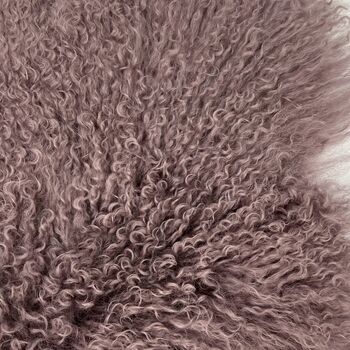 Curly Tibetan Sheepskin Rug Bloom, 3 of 3