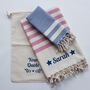 Personalised Cotton Towel Set, Cotton Anniversary Gift, thumbnail 3 of 12