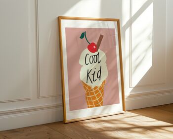Cool Kid 99 Ice Cream Art Print, 3 of 6