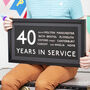 Personalised 40th Birthday Bus Blind Print, thumbnail 2 of 4