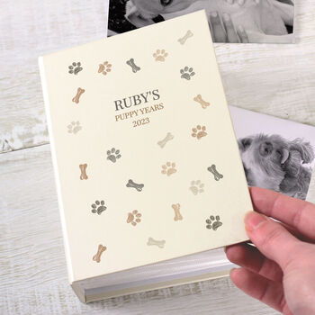 Personalised Dogs 6x4 Photo Album With Sleeves, 7 of 7