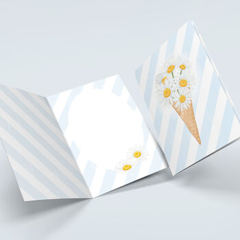 Pack Of Flower Ice Cream Greeting Cards, 7 of 12